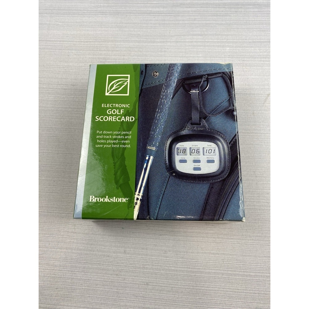 BrookStone ELECTRONIC GOLF SCORECARD (NEW)‎